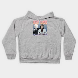 Joe Biden And Kamala Harris / Retro Style Fan Design Kids Hoodie